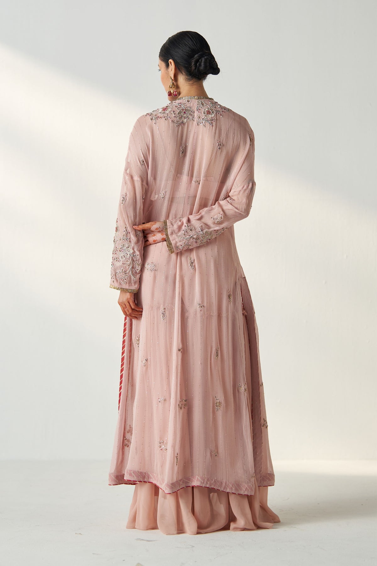 Nisha Blush Pink Gharara Set