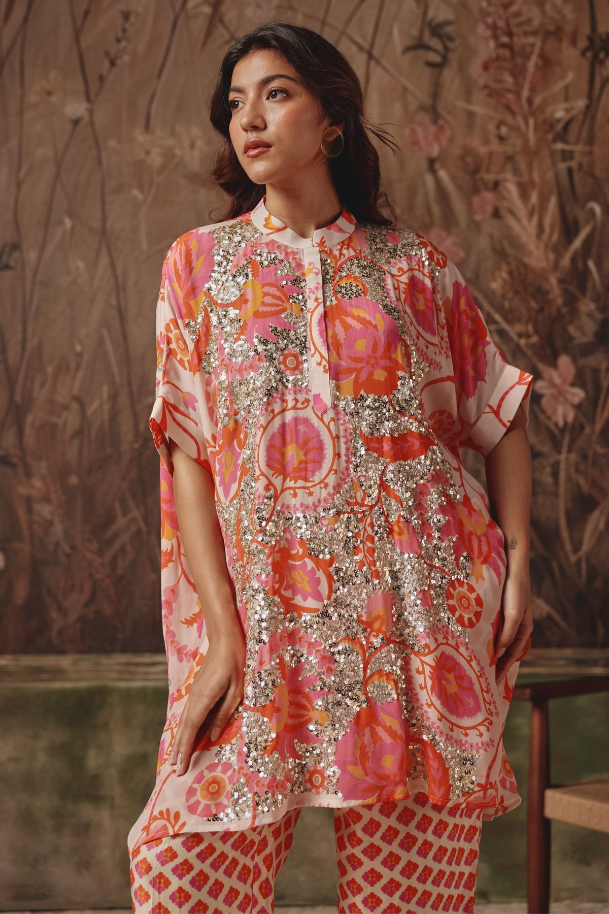 Rosette Mosaic Tunic Set