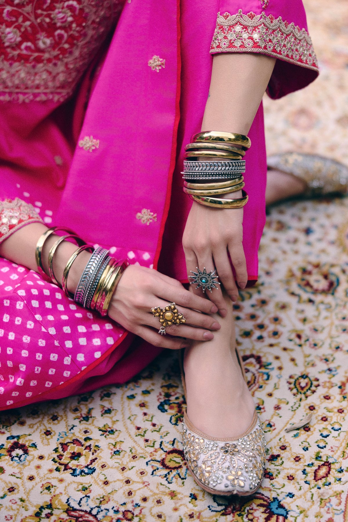 Bandhani Kurta Set