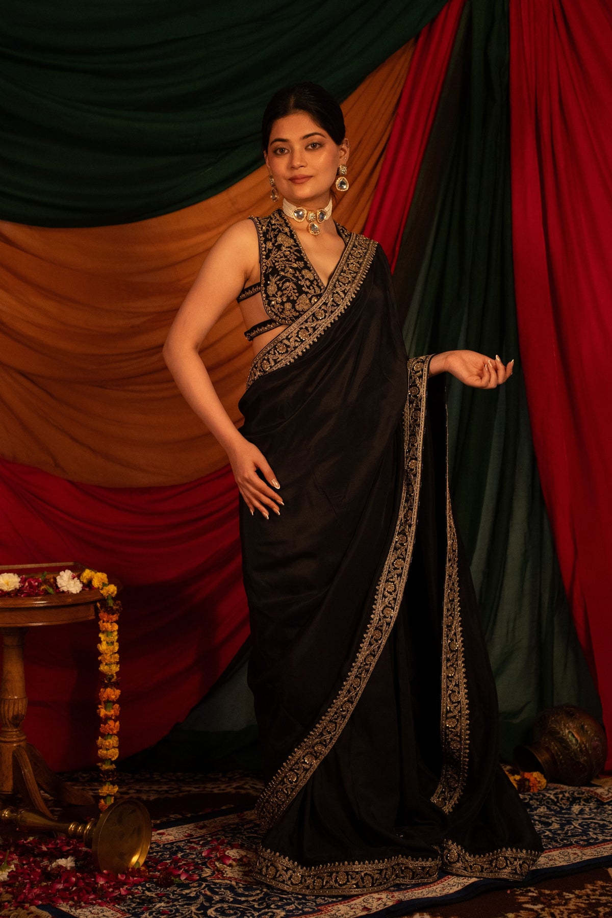 Hemrang Nisha Saree Set