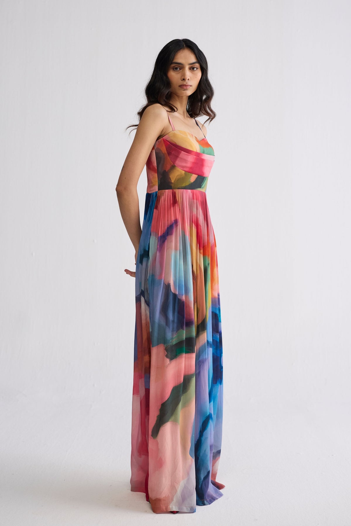Rainbow Garden Bralette Dress