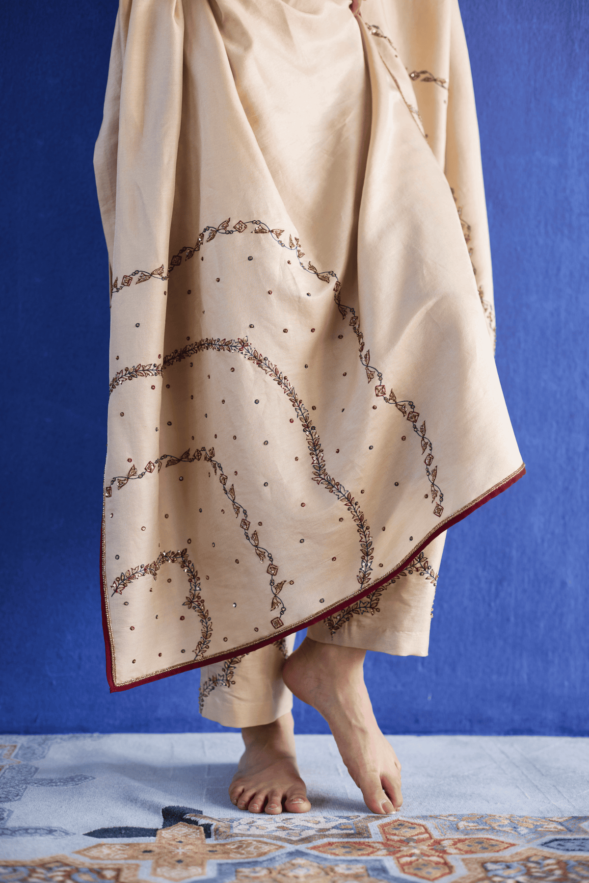 Beige Nidhi Suit