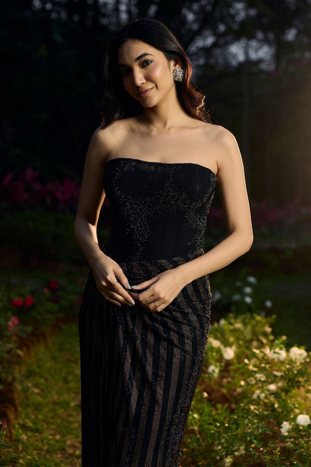 Shyamal Sona Crystal Gown