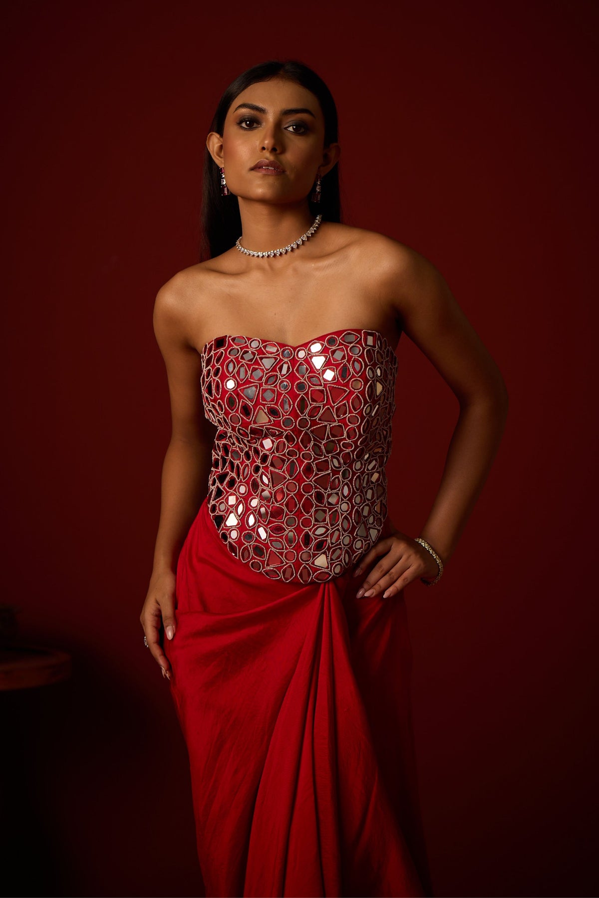 Mirrorwork Corset