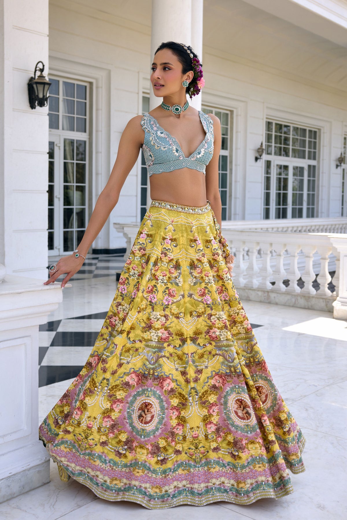 Sofia Printed Lehenga Set