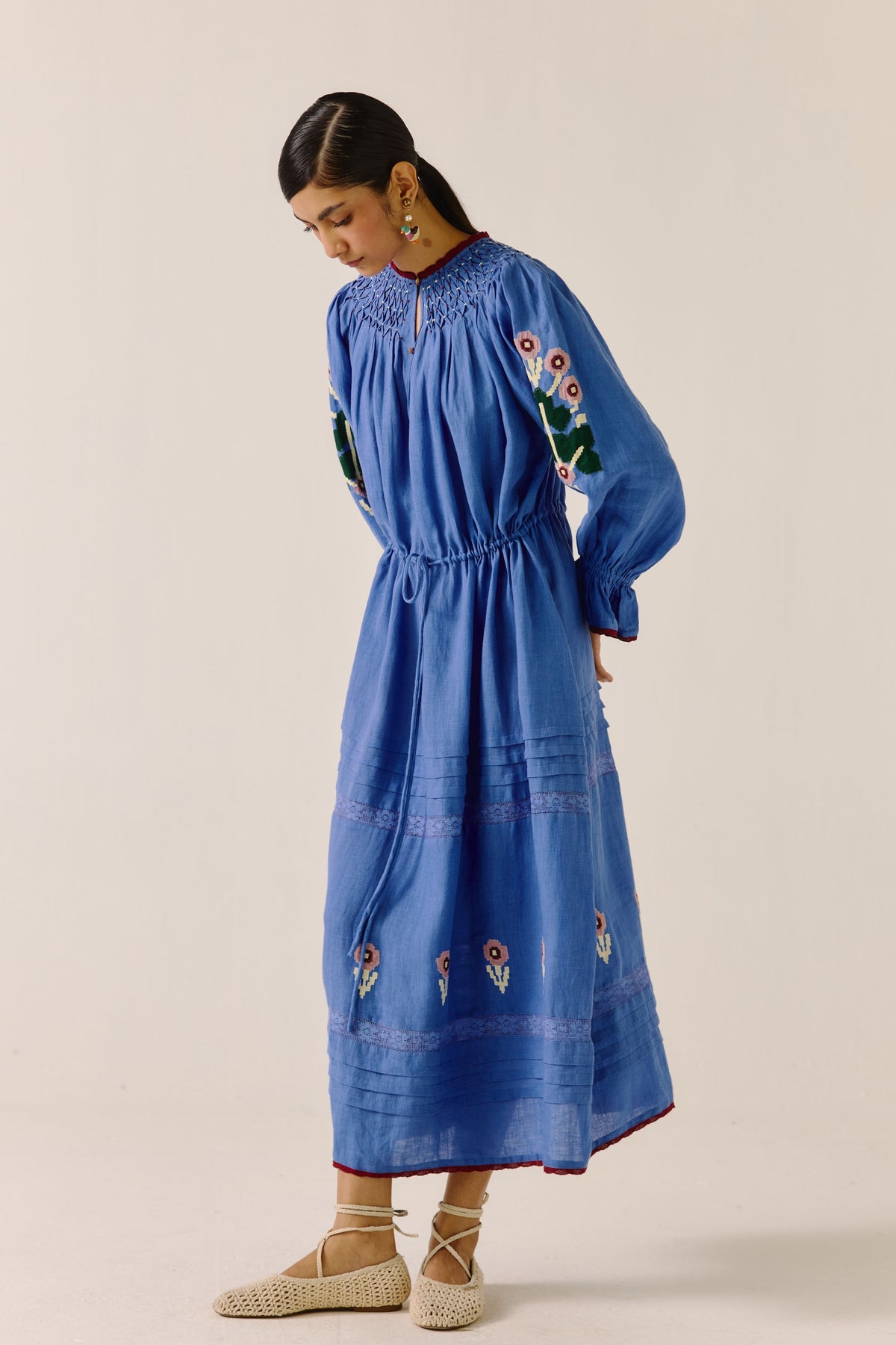 Electric Pixel Applique Edith Dress