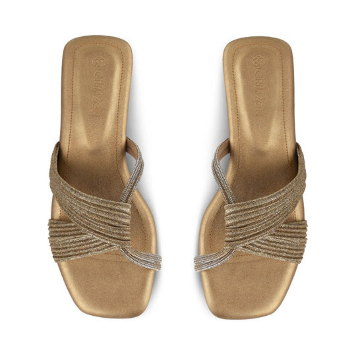 Lulu Antique Gold Flats