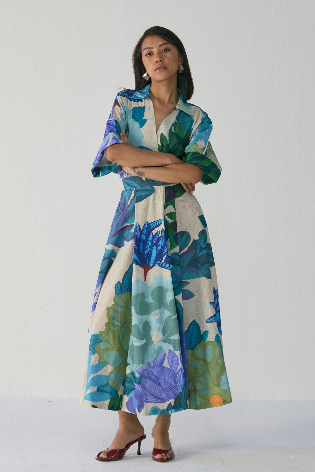Garden Party Shirt Dress