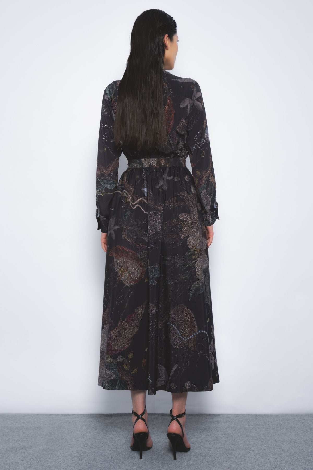 Wrap Dress in Silva Print