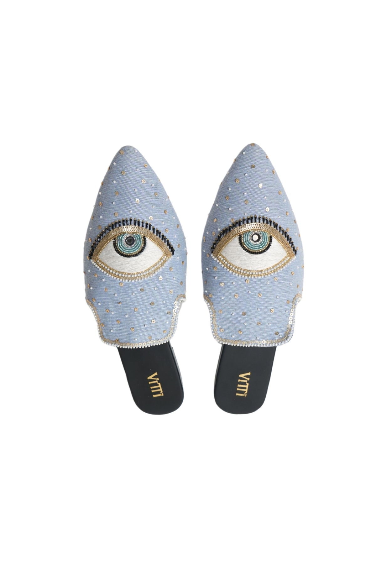 Nazar Blocker Denim Mule