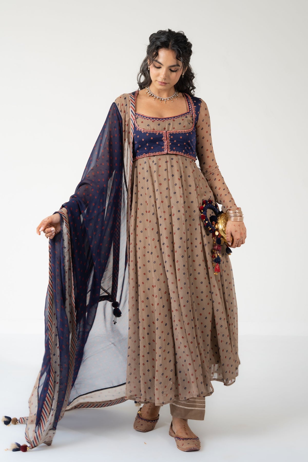 Veena Anarkali Set