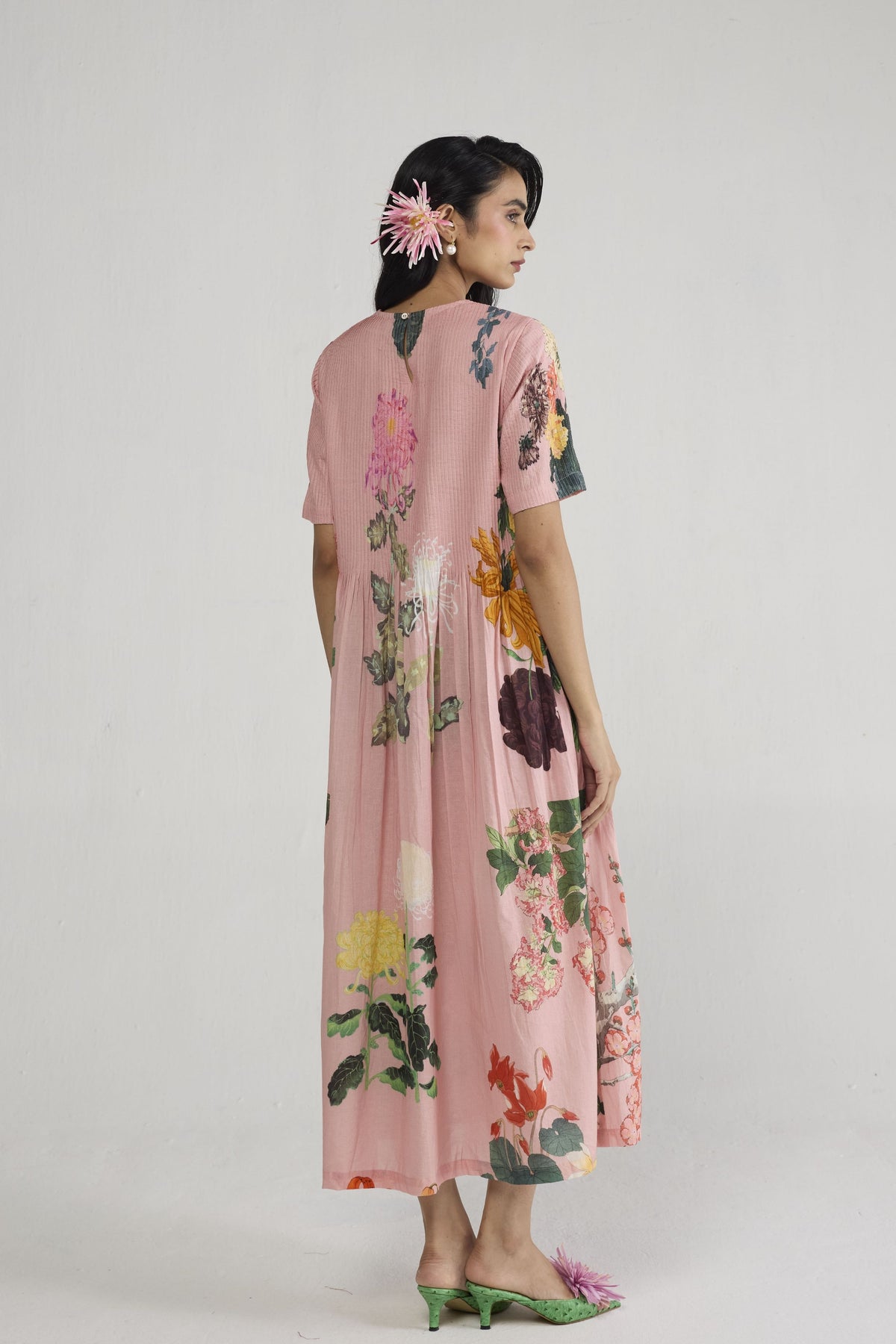Sakura Pintucks Dress