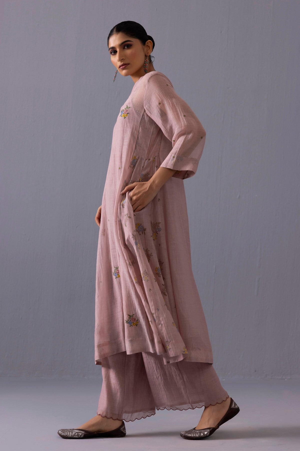 Sagarika Pink Kurta Set
