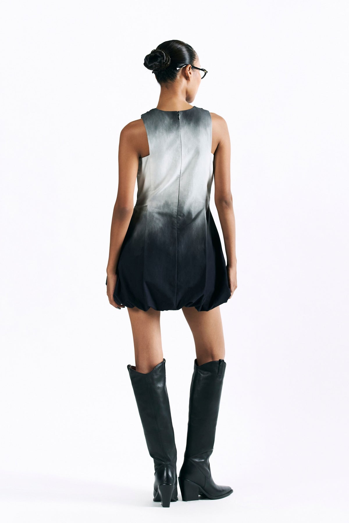 Midnight Balloon Dress