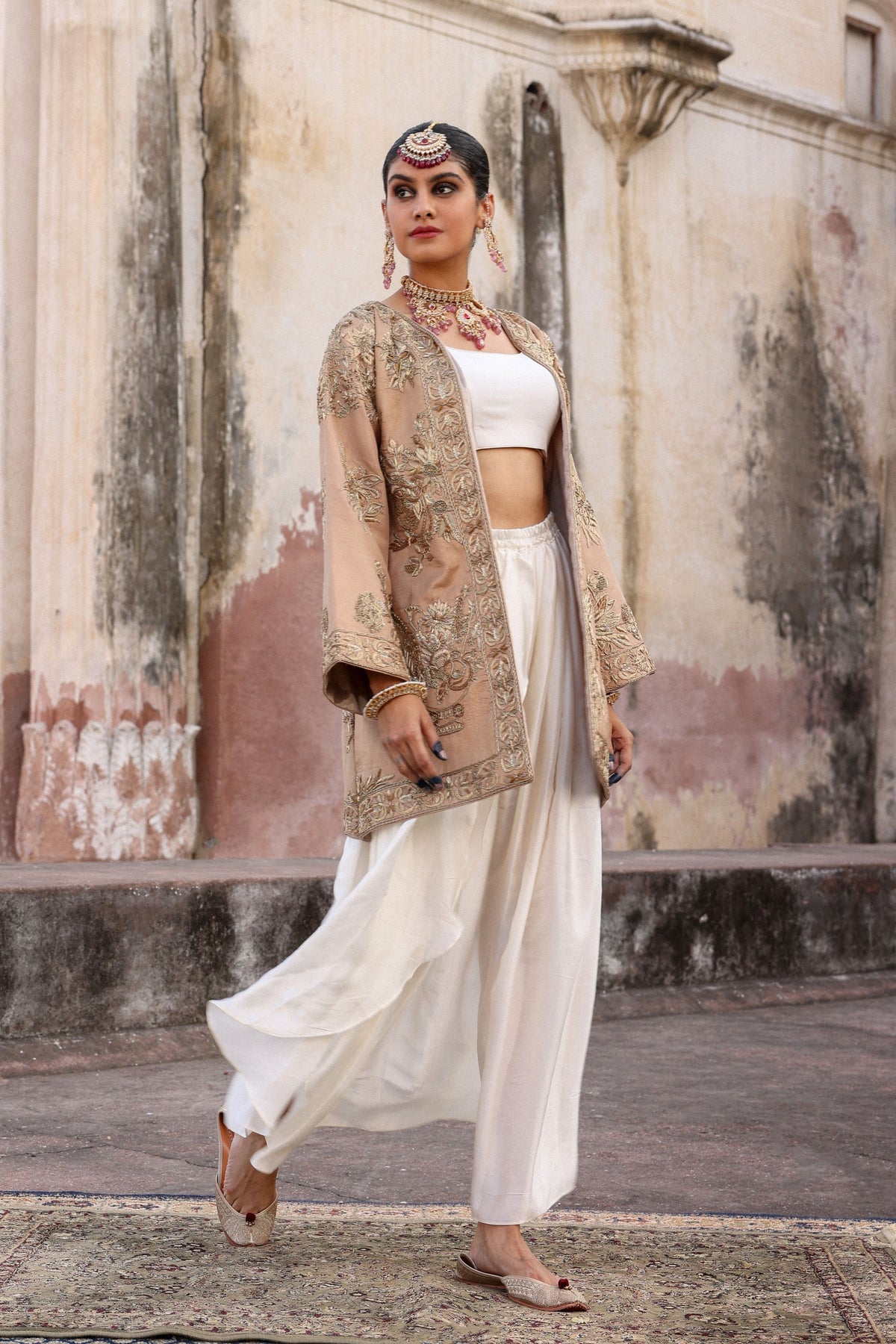 Moti Bagh Jacket Set