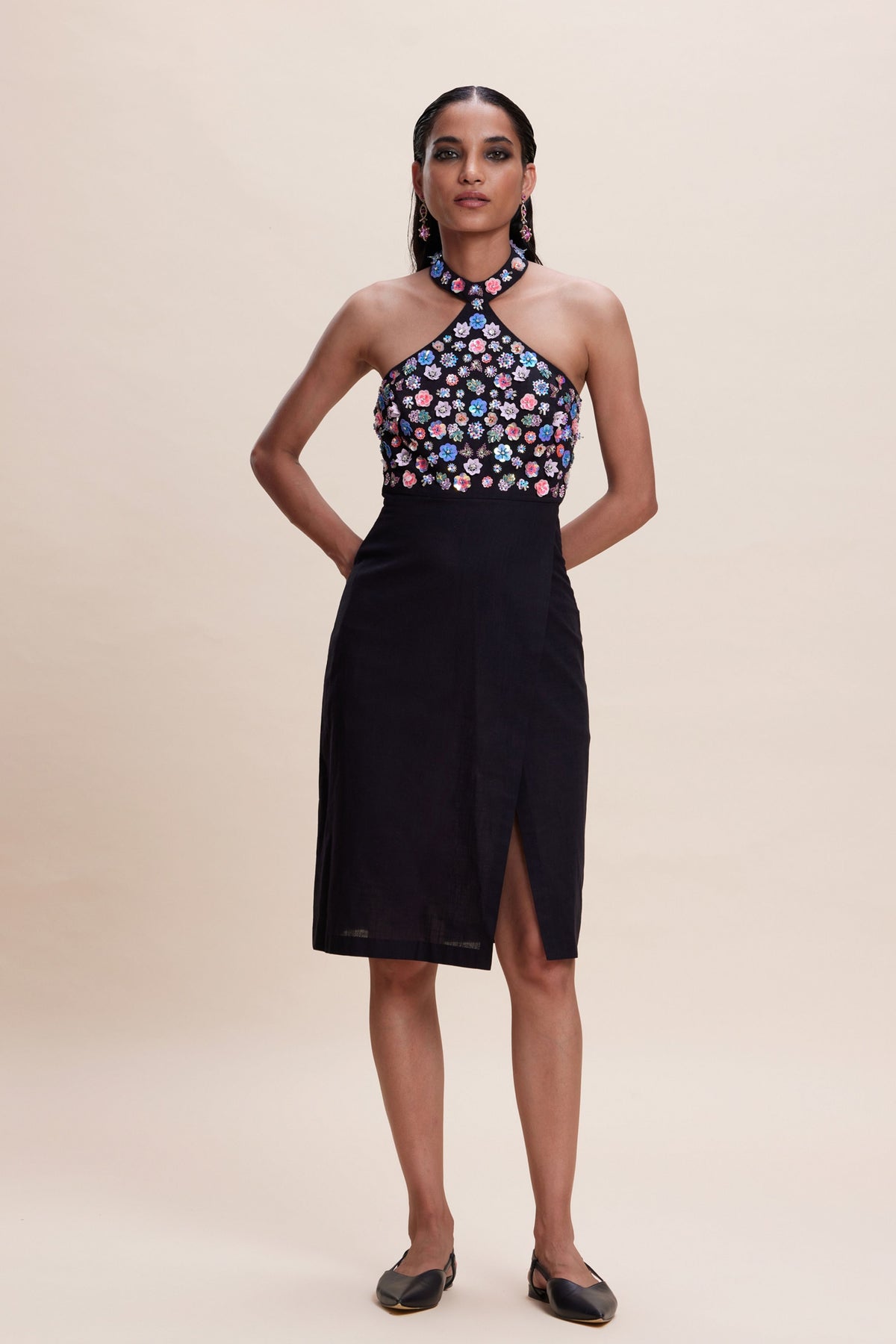 Black Embellished Dress