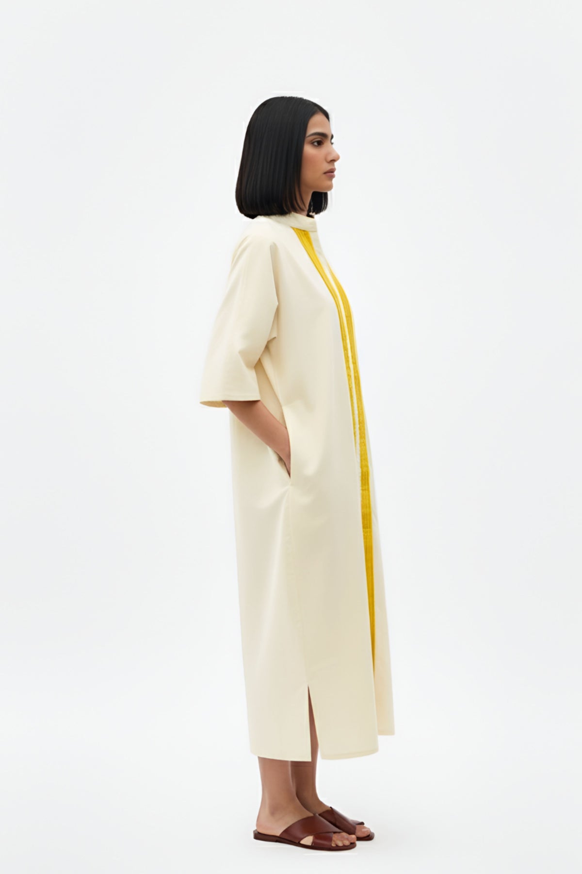 Mango Pintucks Dress