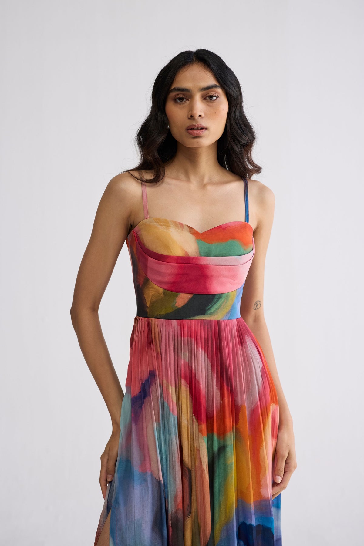Rainbow Garden Bralette Dress