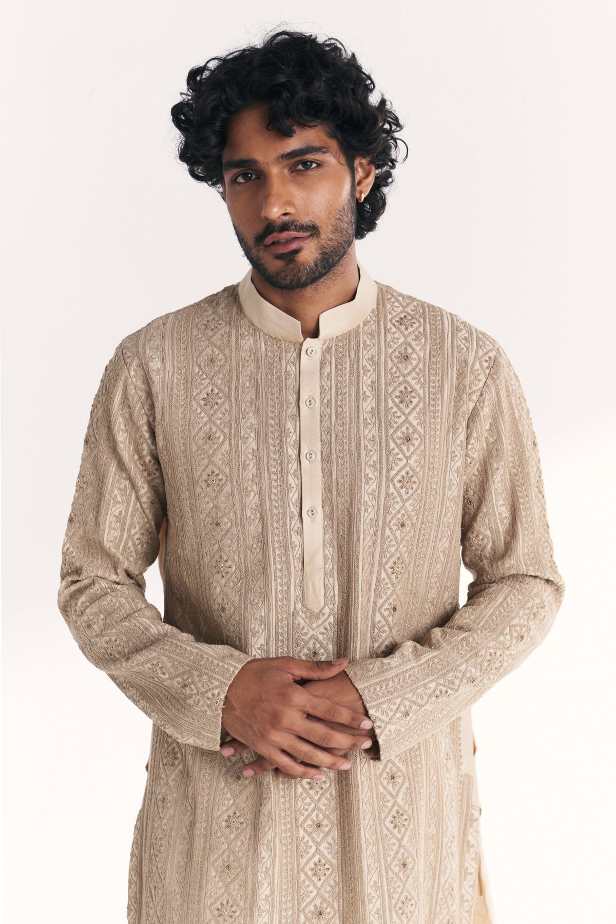 Janak Ivory Kurta Set