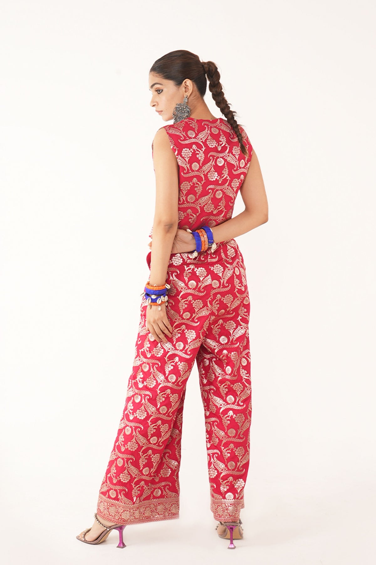 Amyra Red Co-ord Set