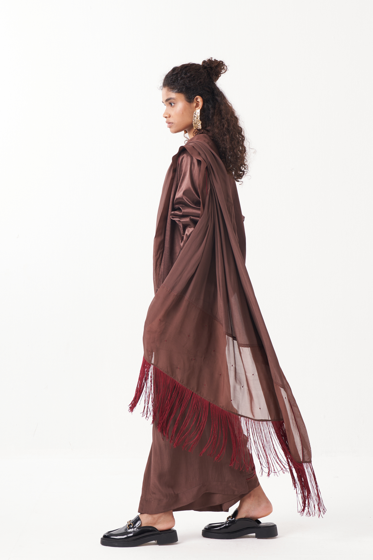 Gathered Sleeve Jacket