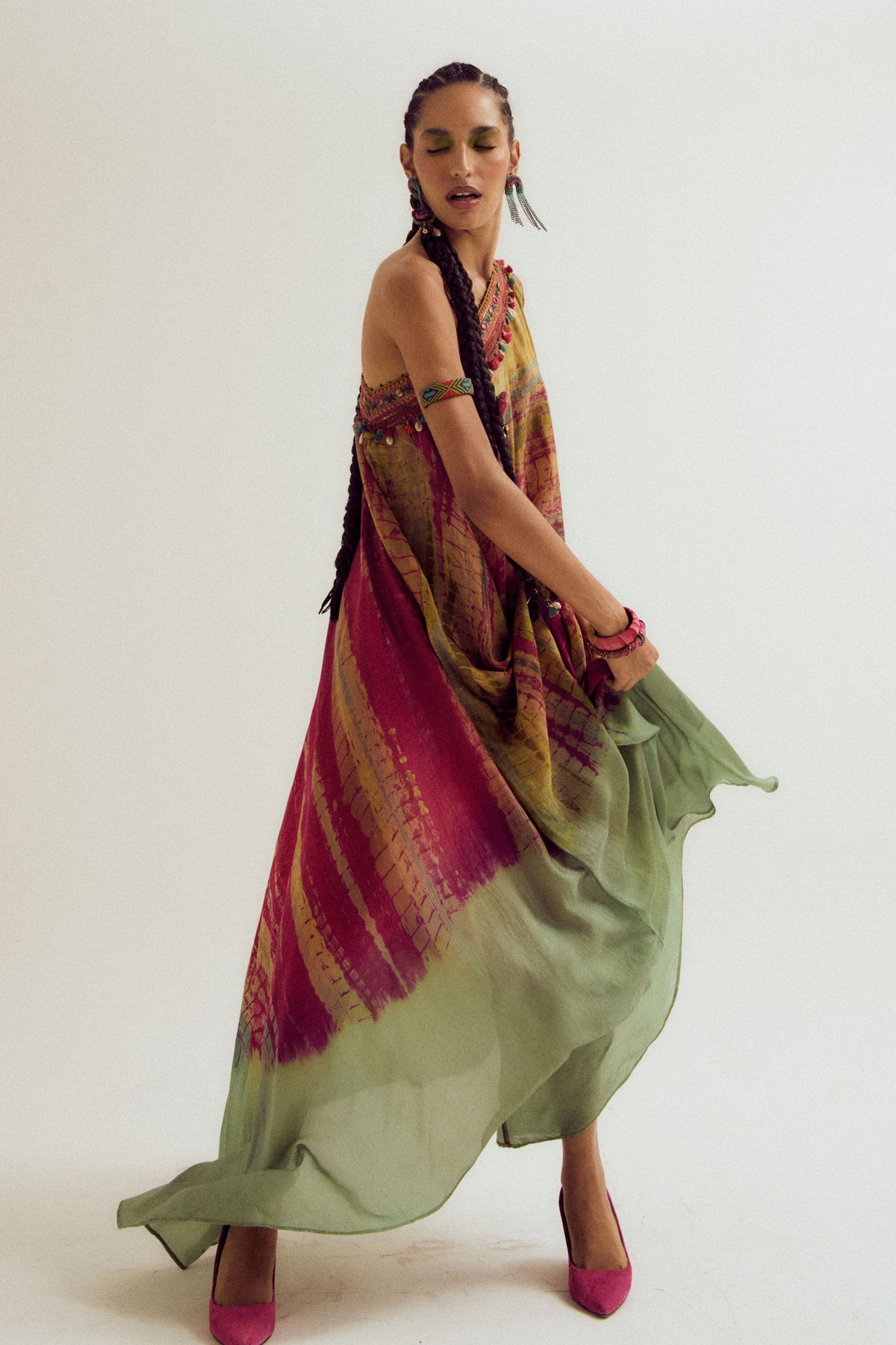 Sage Heather Dress
