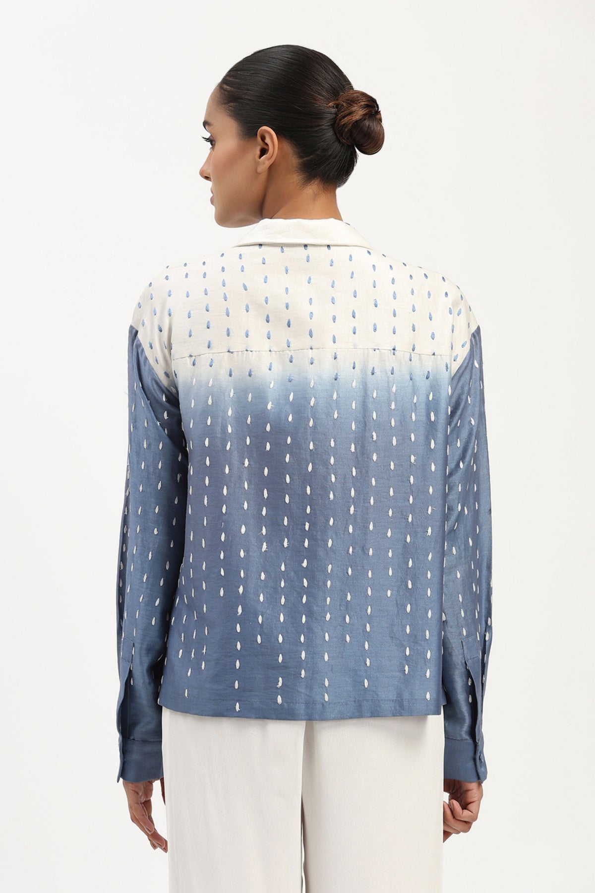 Ombre Stab Stitch Shirt