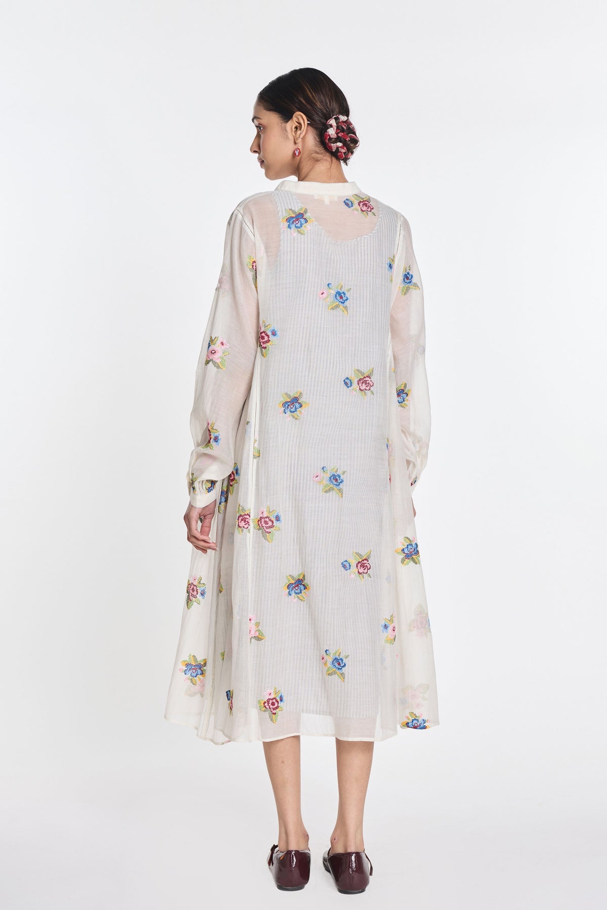 Begonia Embroidered Dress