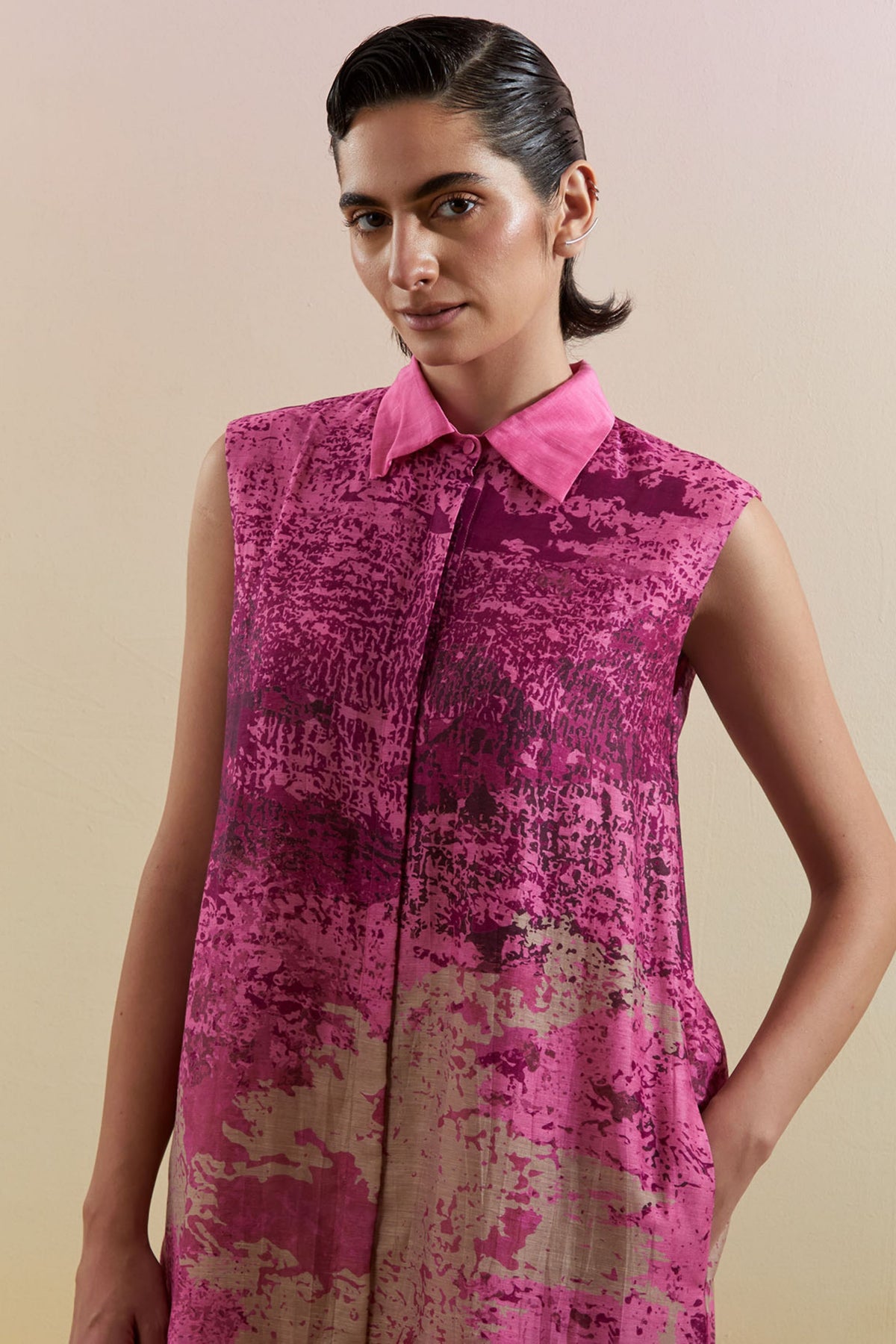 Gliss Pink & Purple Jacket Set