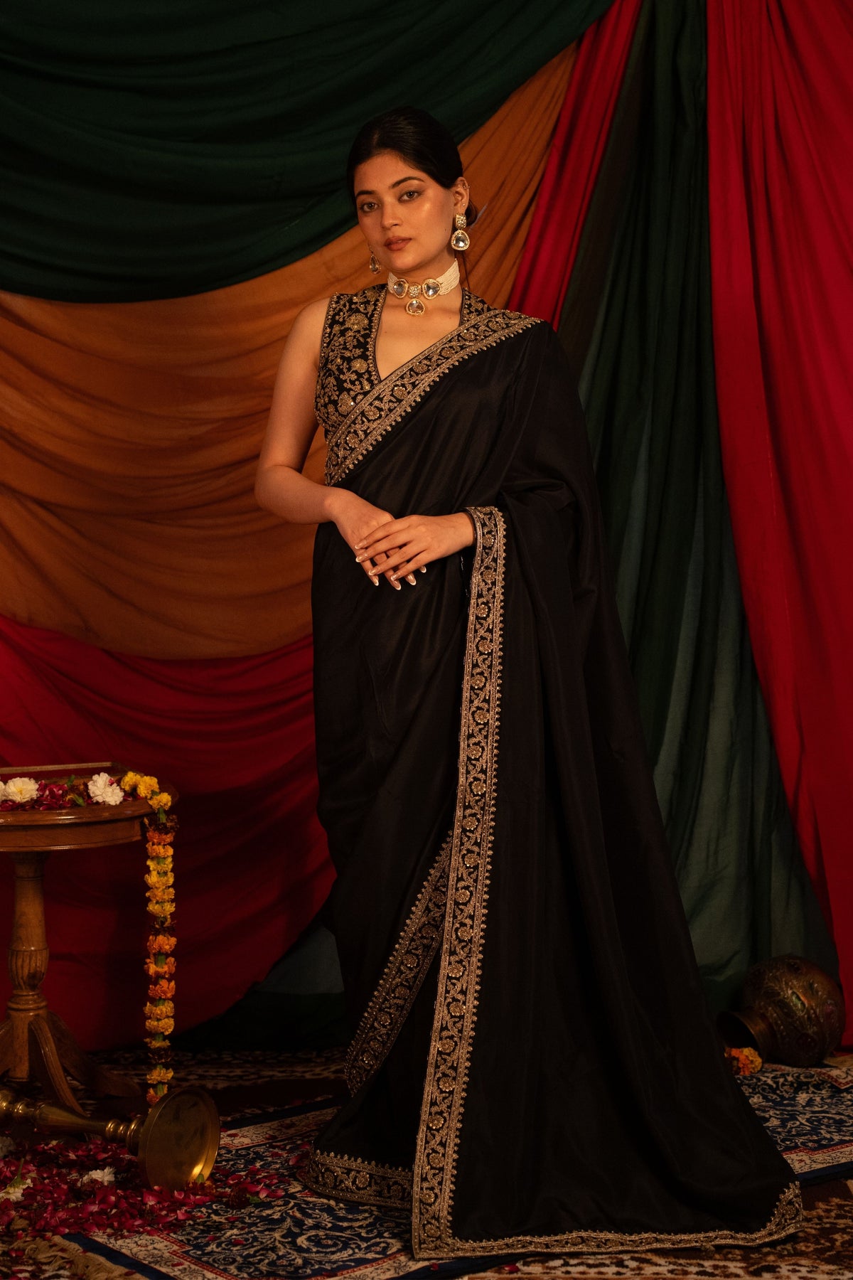 Hemrang Nisha Saree Set
