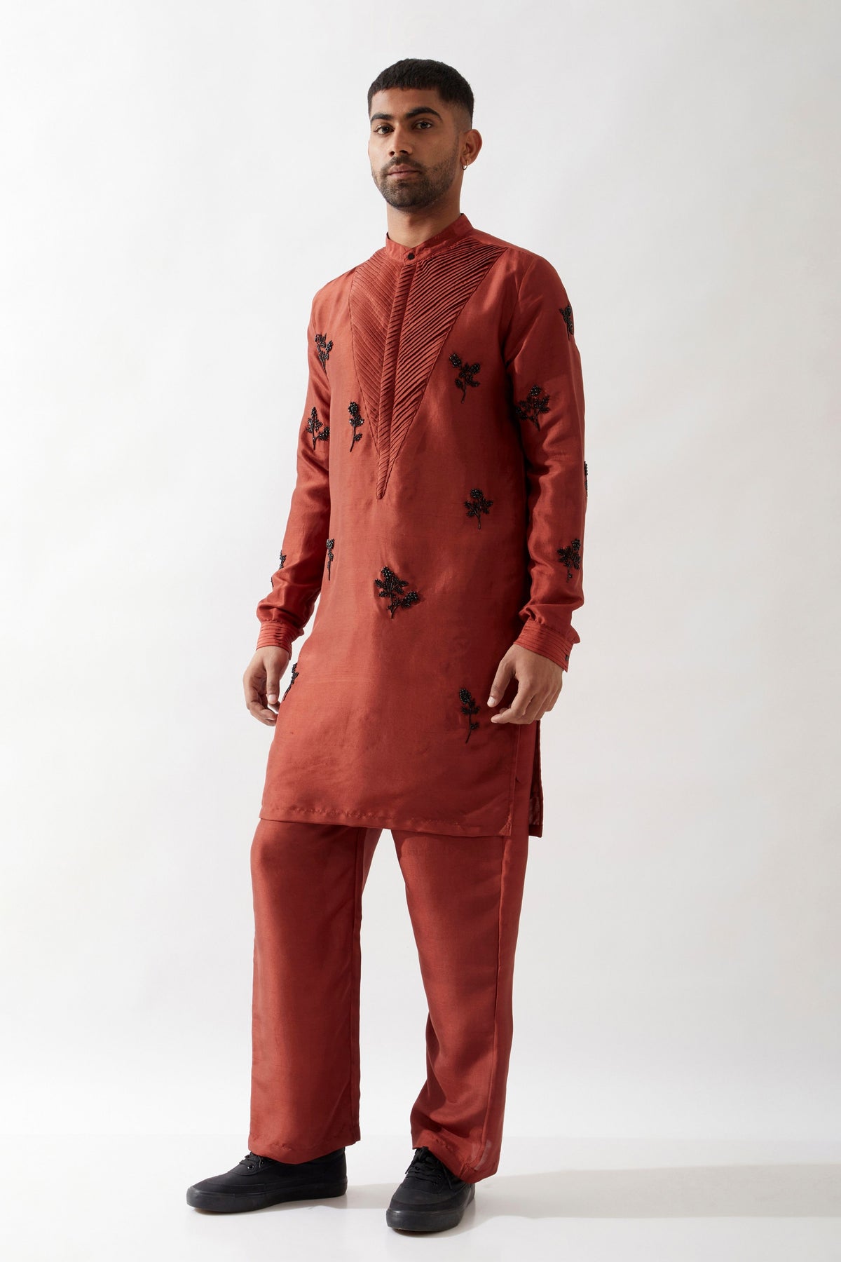 Nash Maroon Kurta Set