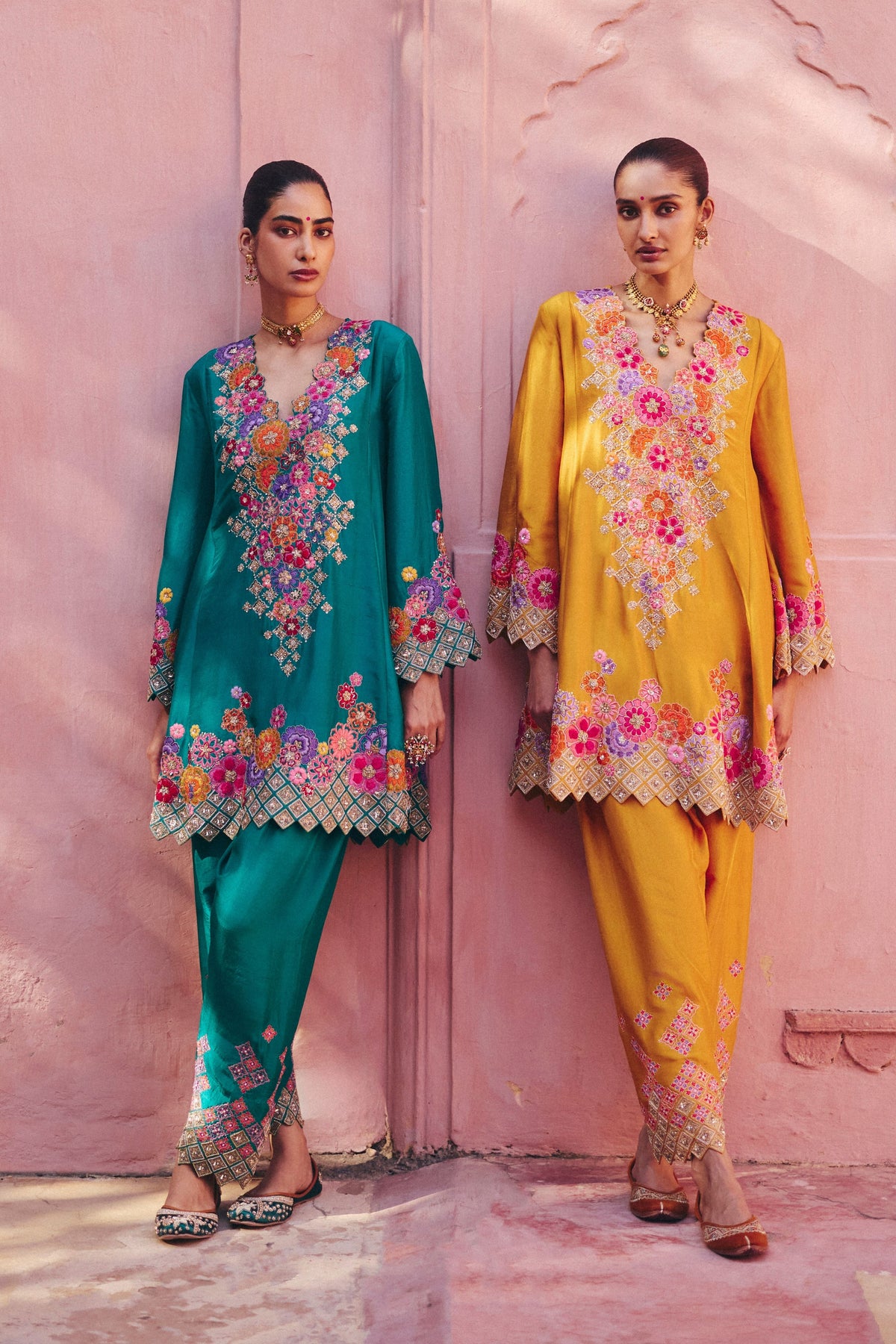 Aparajita Yellow Kurta Set