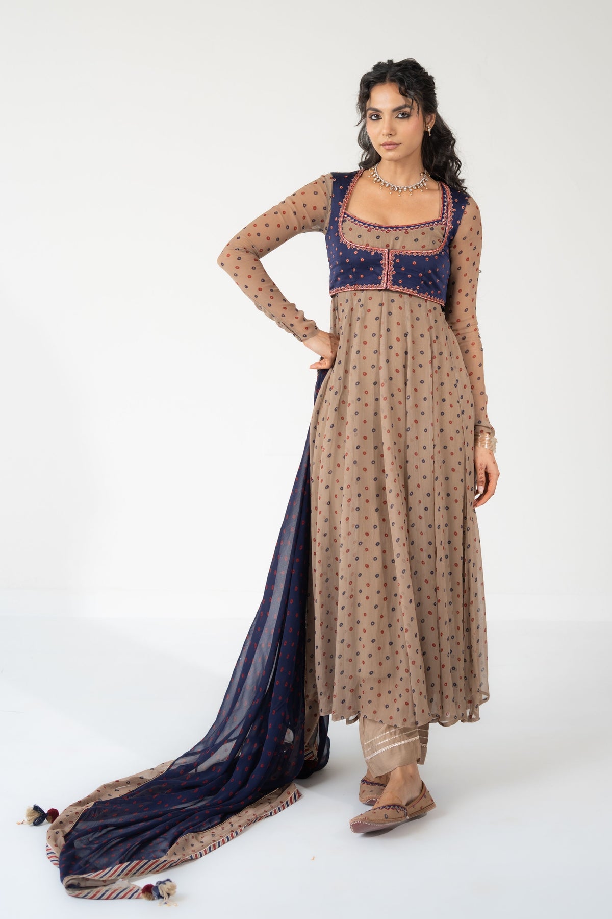 Veena Anarkali Set