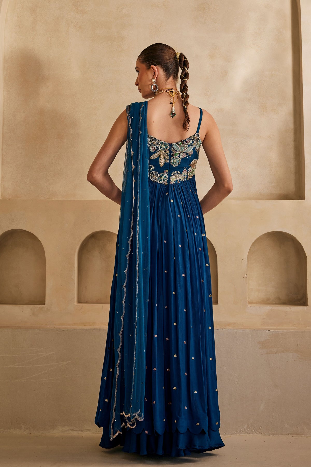 Neel Afreen Anarkali Set