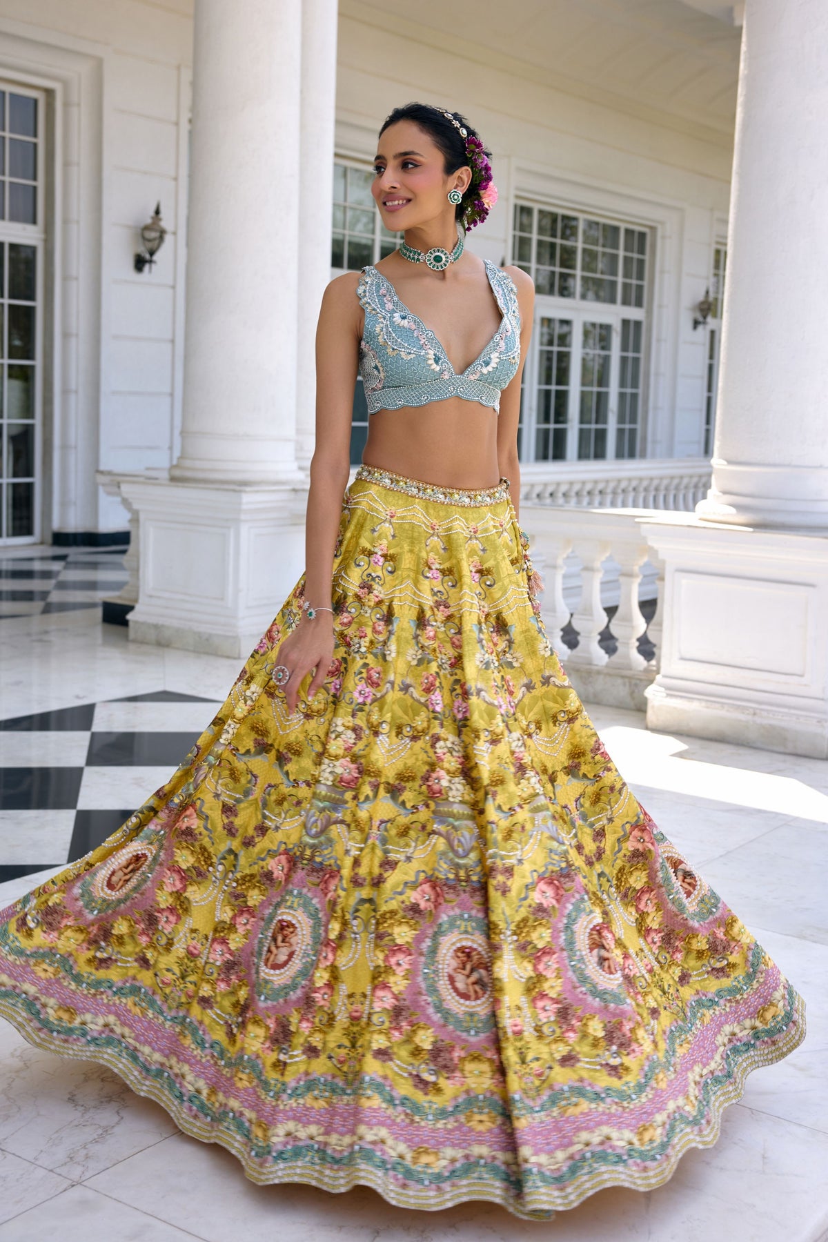 Sofia Printed Lehenga Set