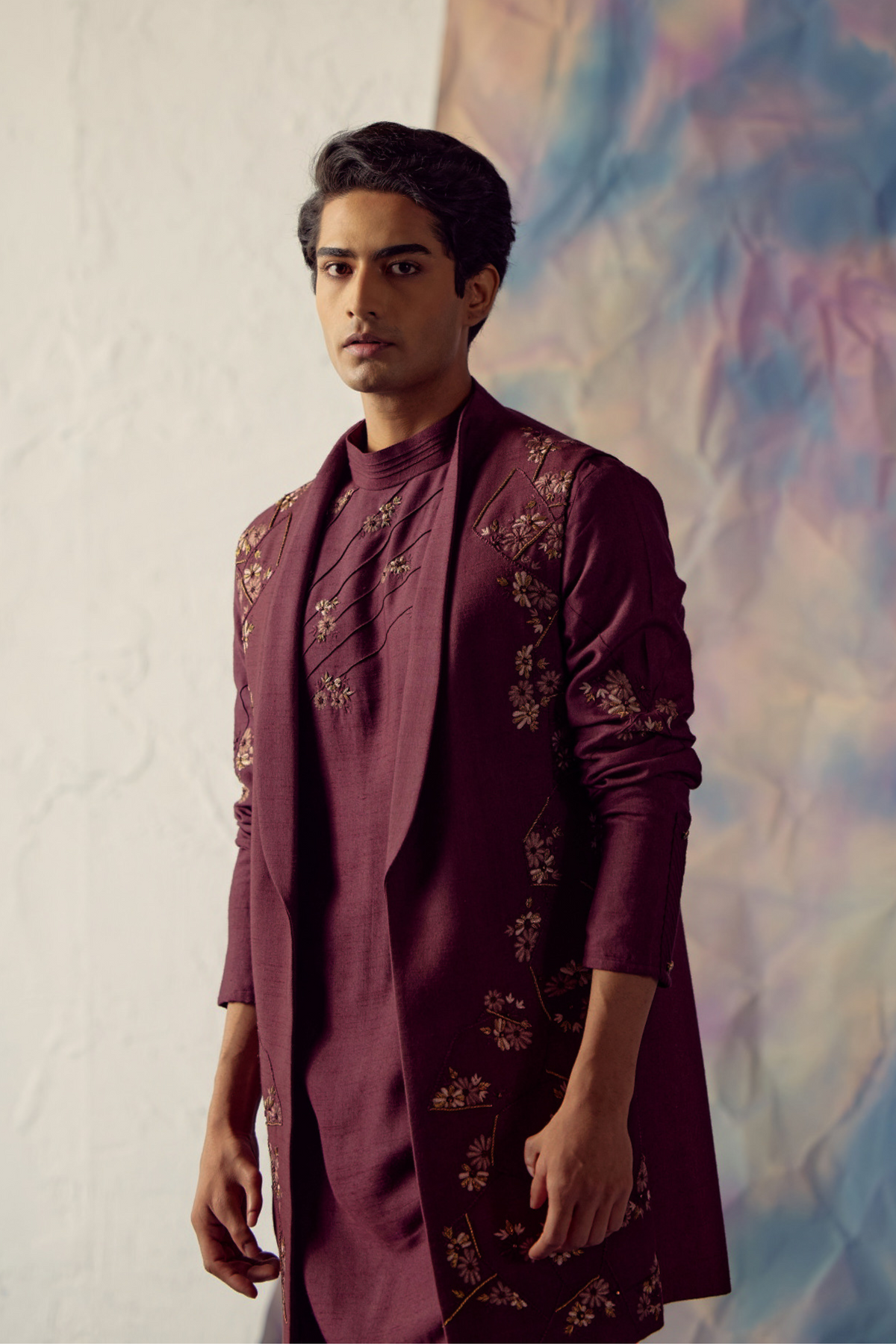 Merlot Homme Shrug Set