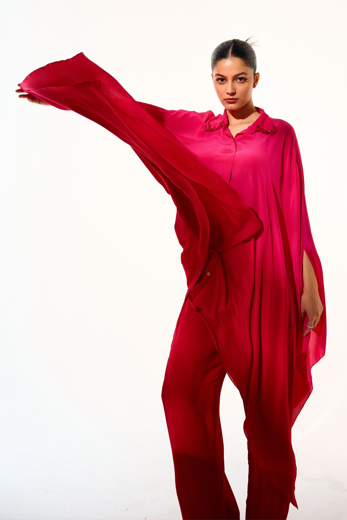 Rose Quartz Kaftan Co-ord Set