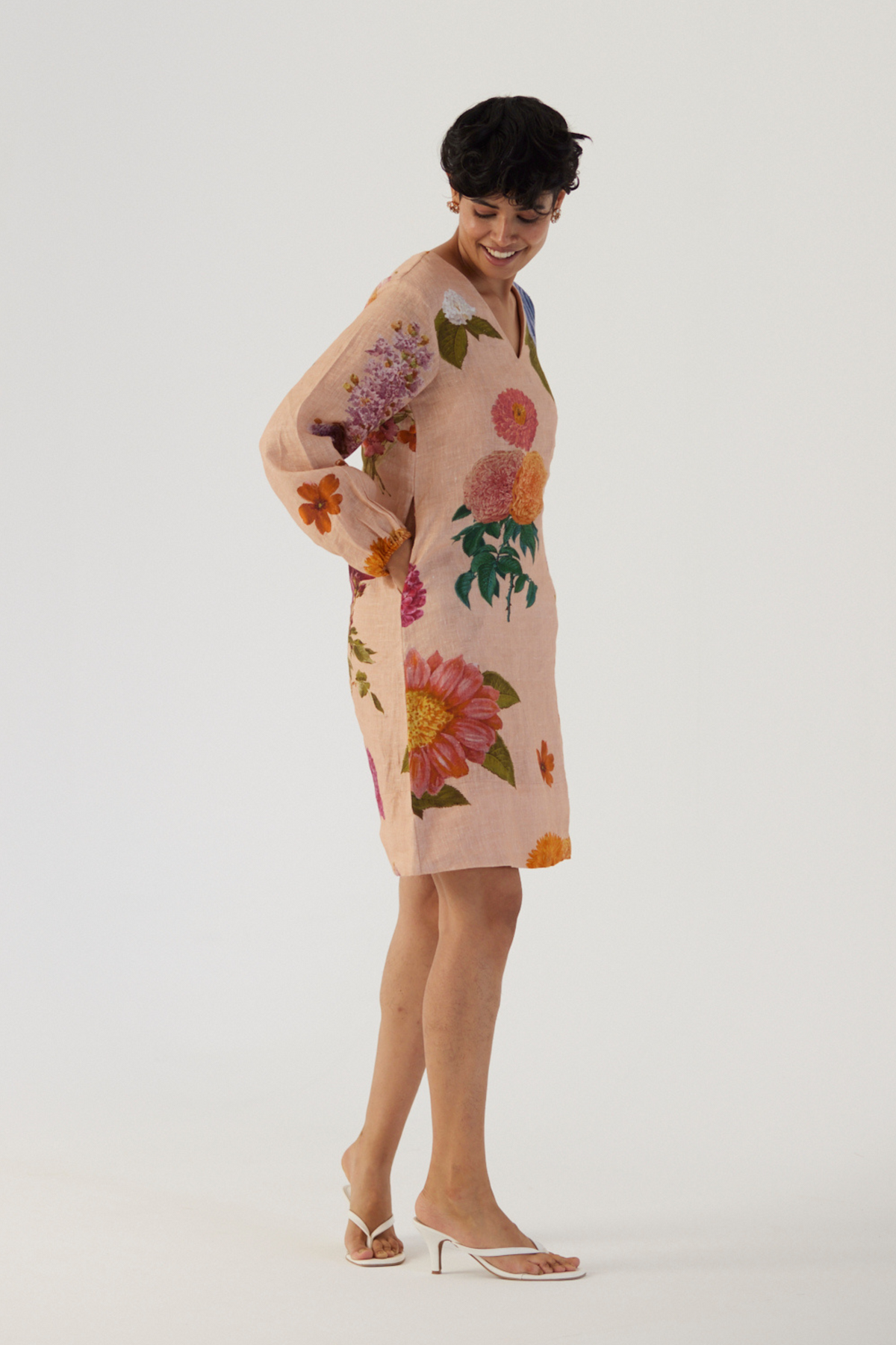 Vintage Garden Short Dress