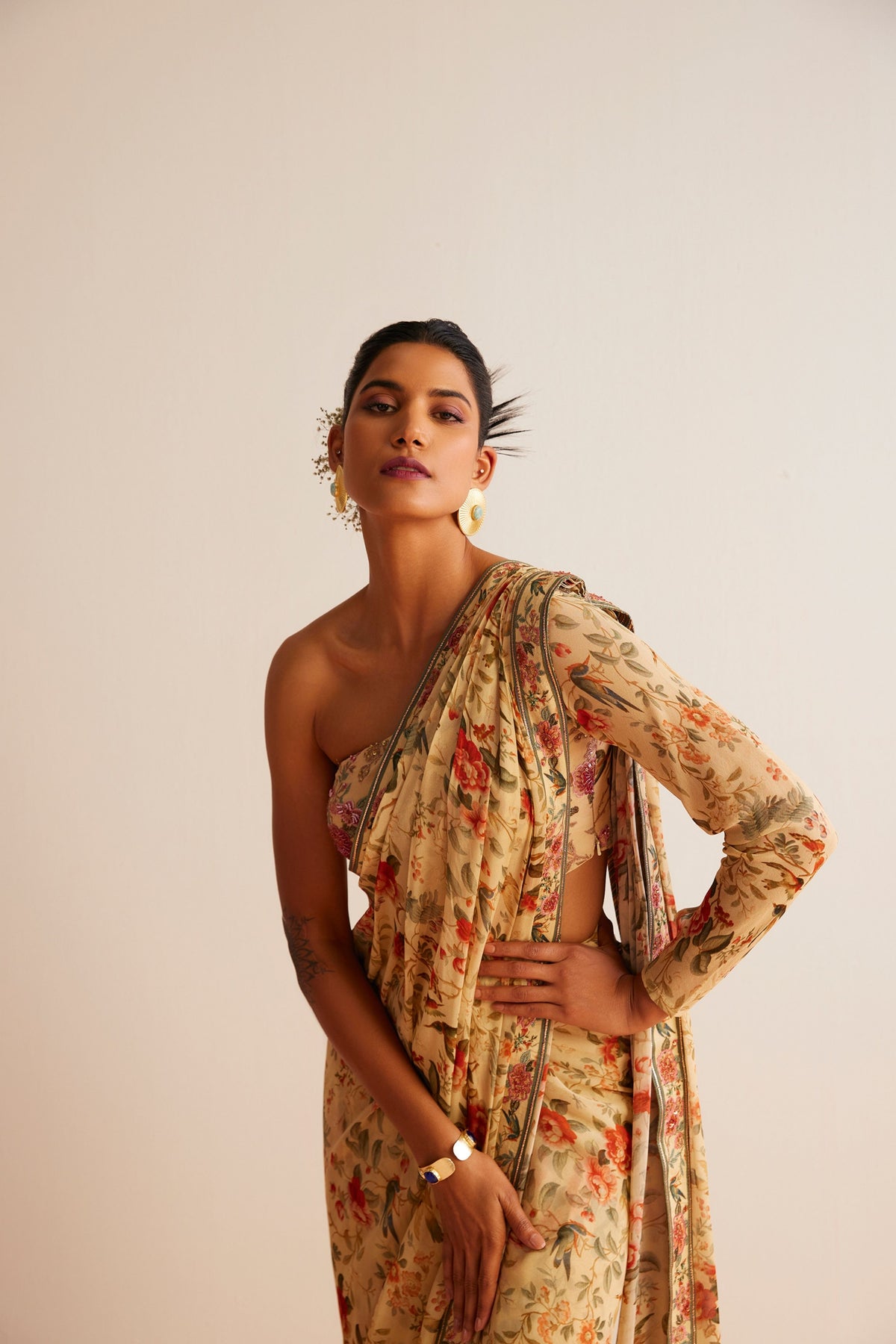 Lavanya Pre-draped Saree