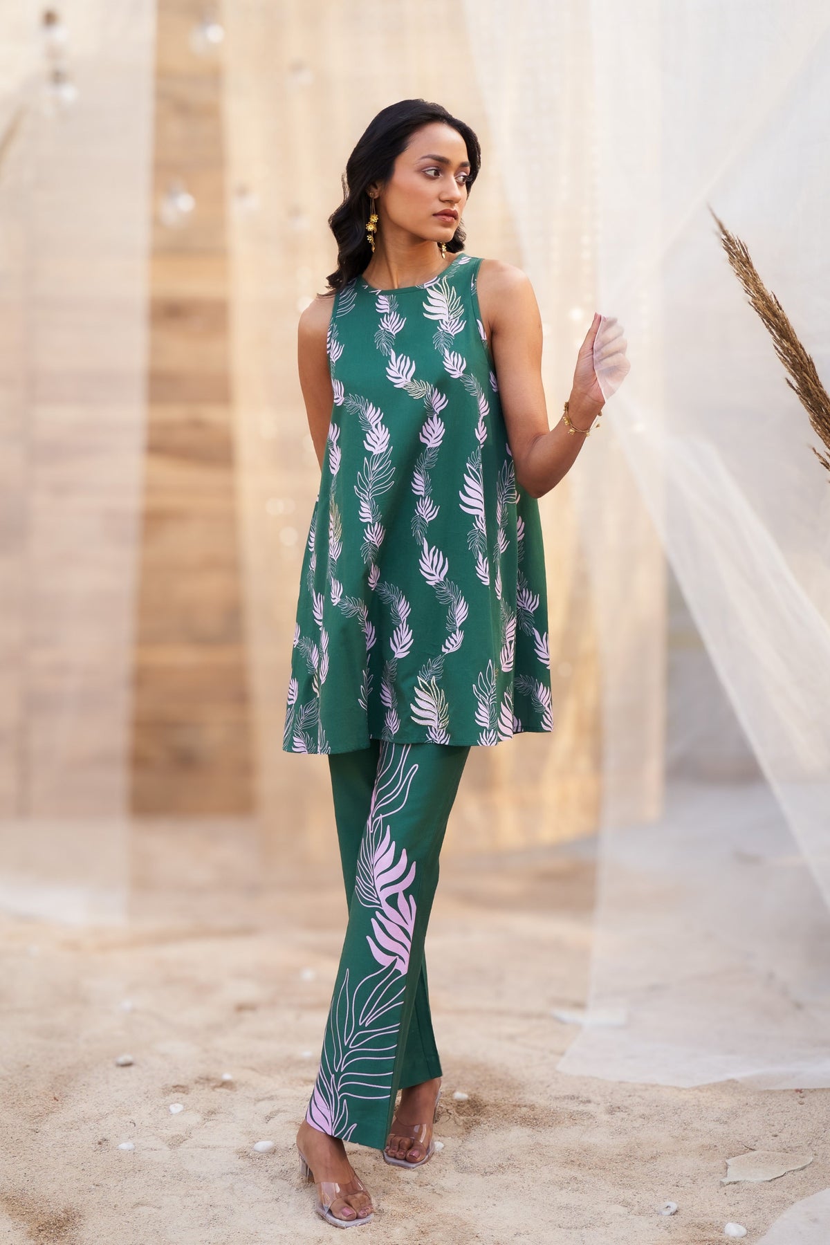 Reveria Printed Tunic Set