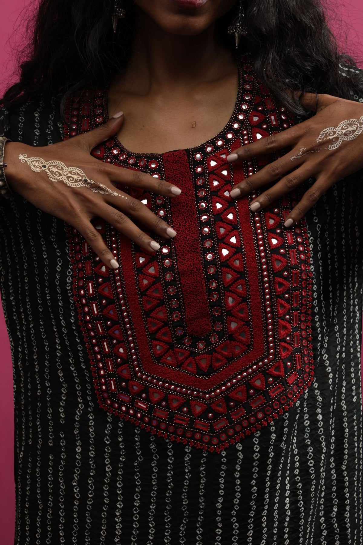 Bandhani Magic Kaftan