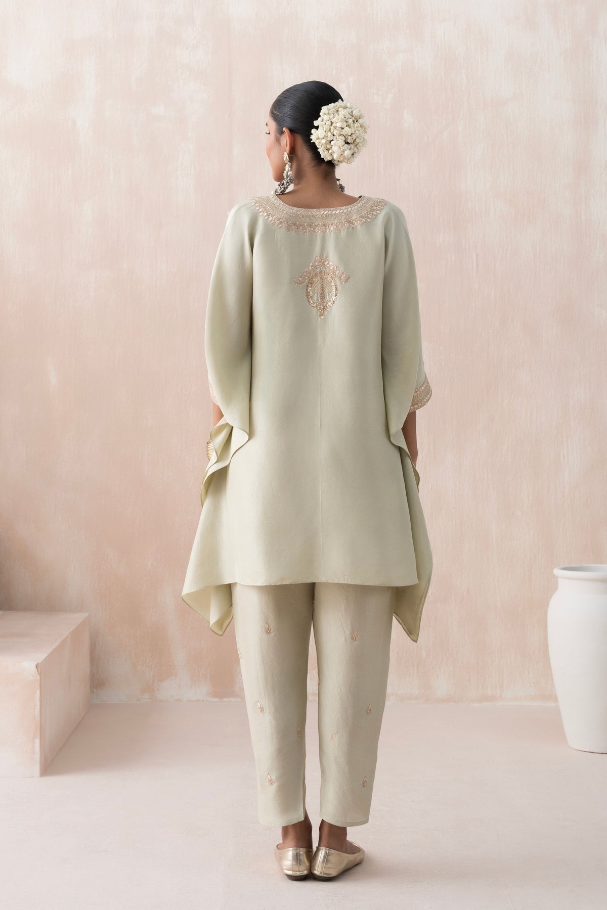 Mint Green Kaftan Set