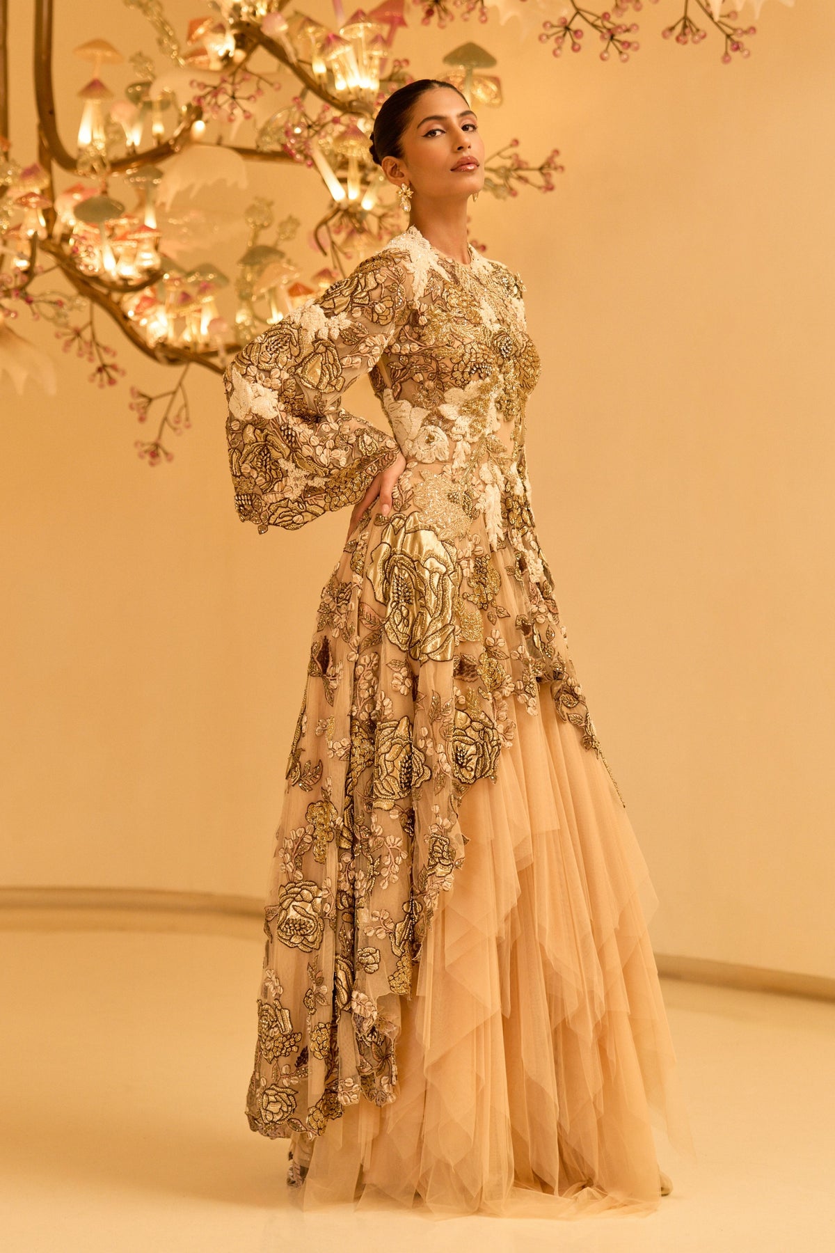 Gilded Skirt Set