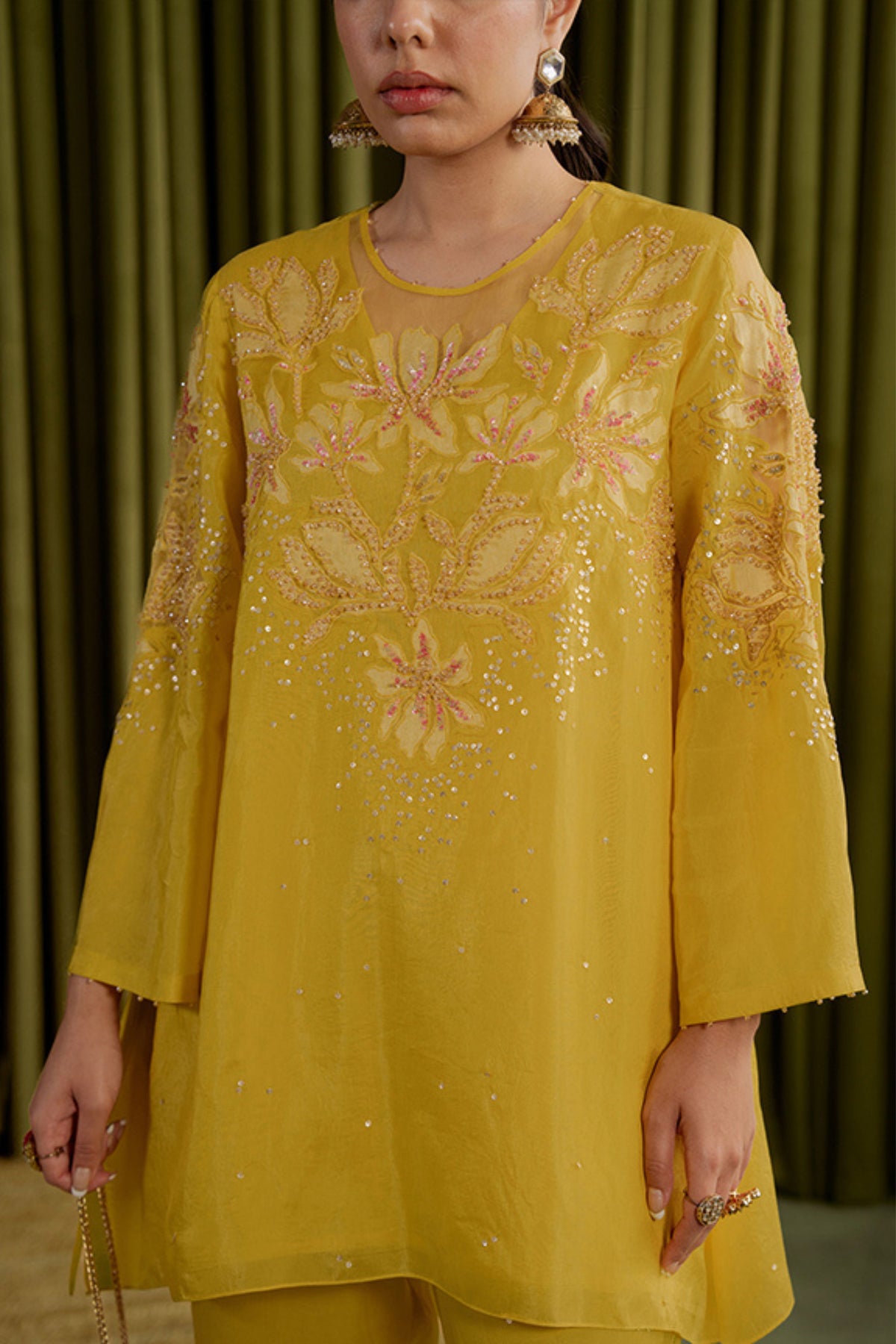 Mango Embroidered Kurta