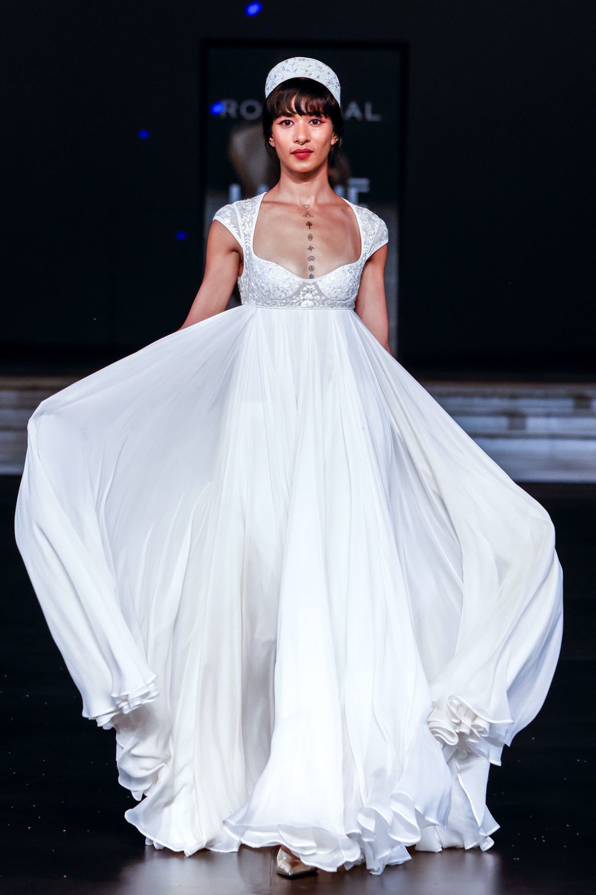 Elegant Ivory Anarkali Set