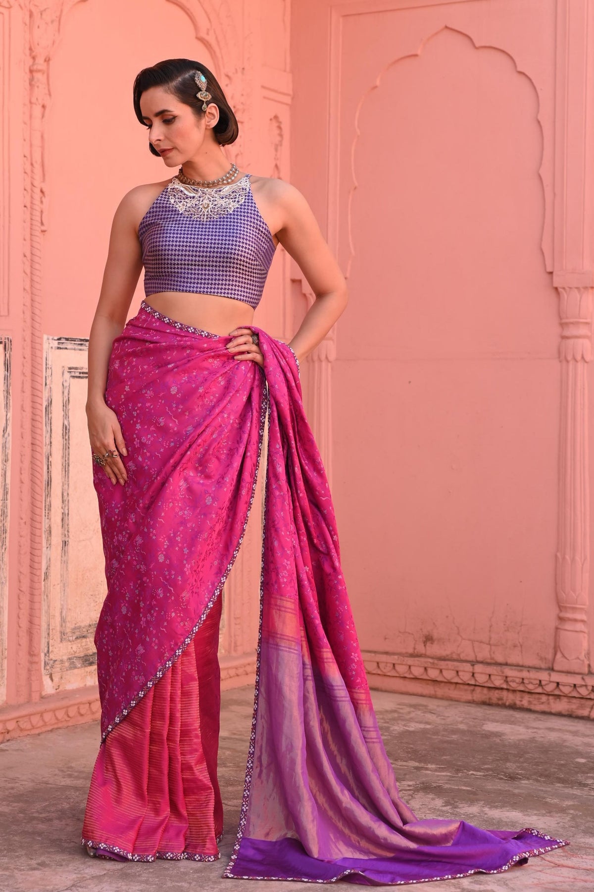 Jameela Tanchoi Handloom Sari