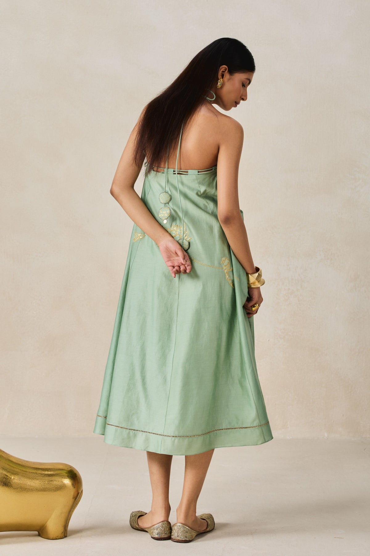Sage Green Midi Dress