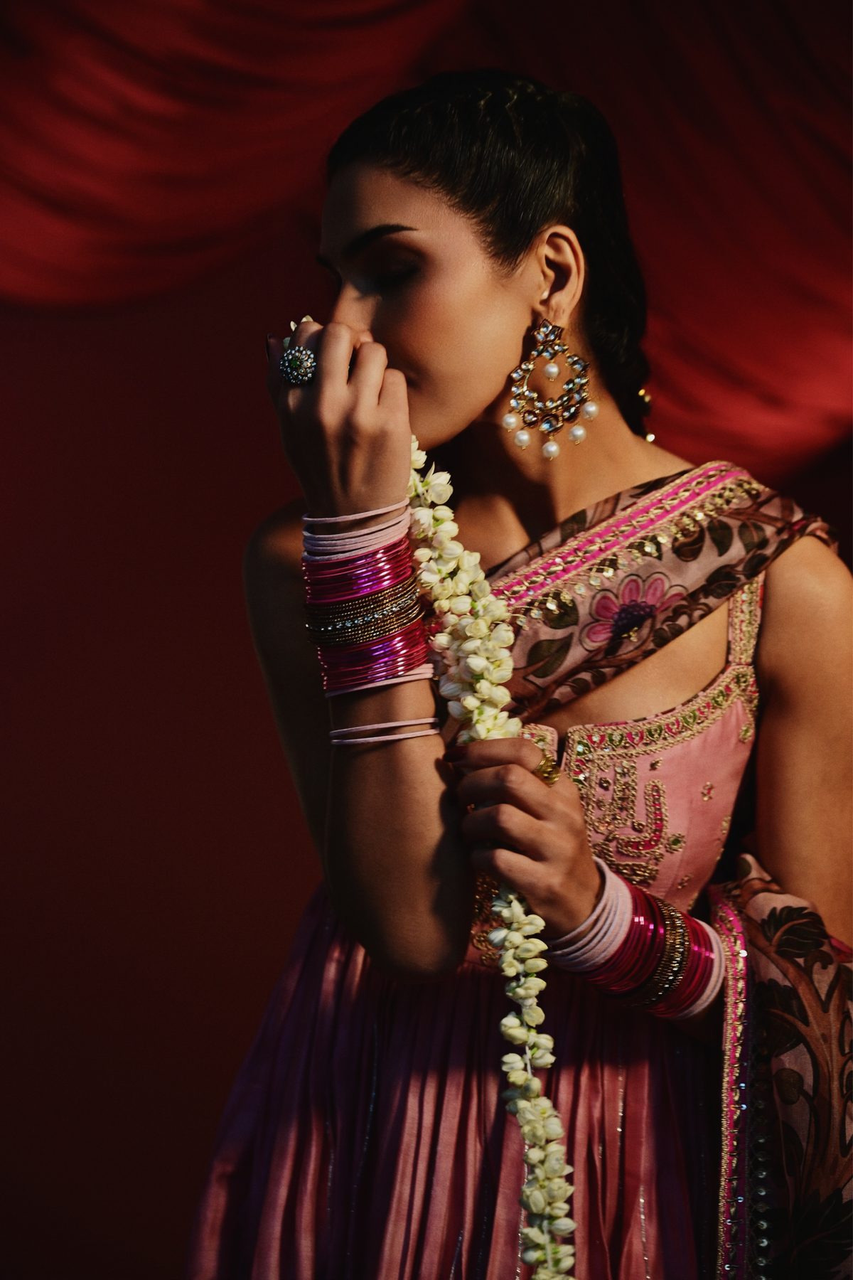 Kiran Malik In Ghoomer Anarkali Set