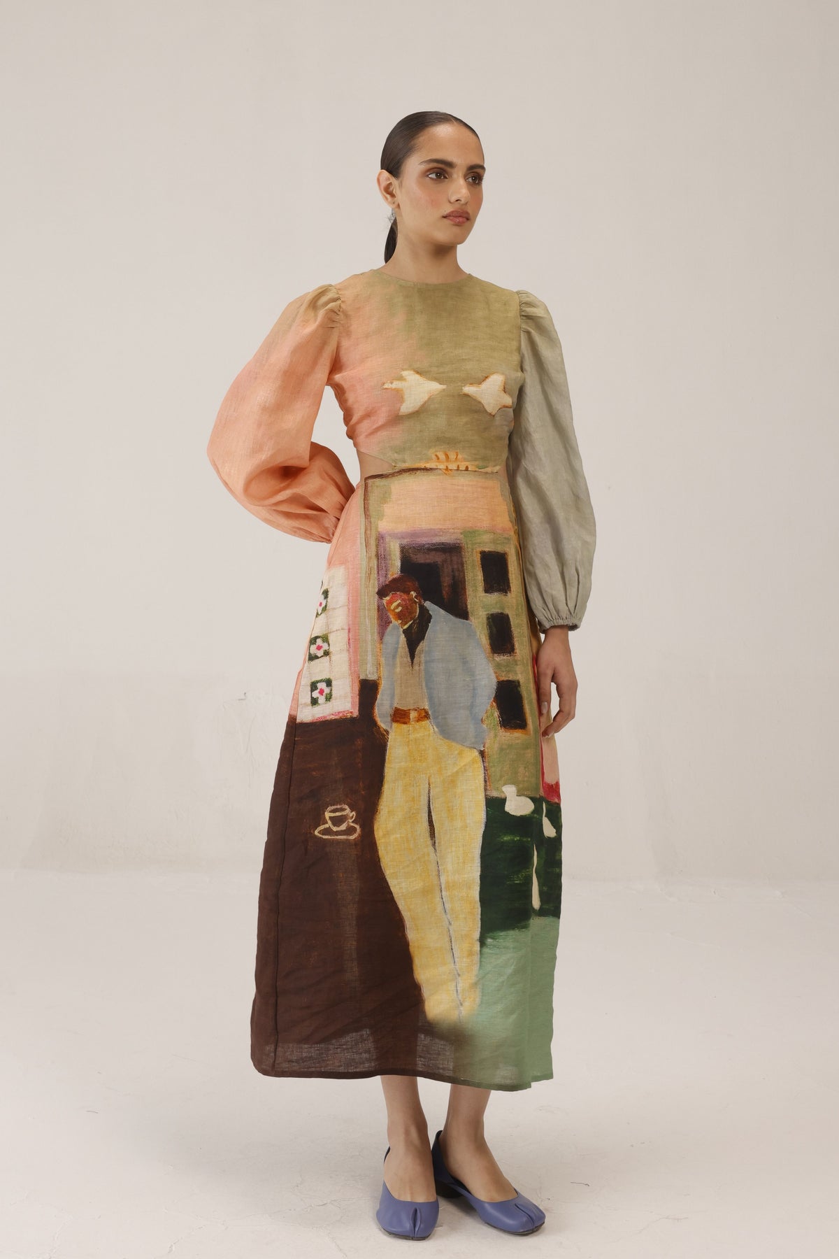Voluminous Euro Long Dress