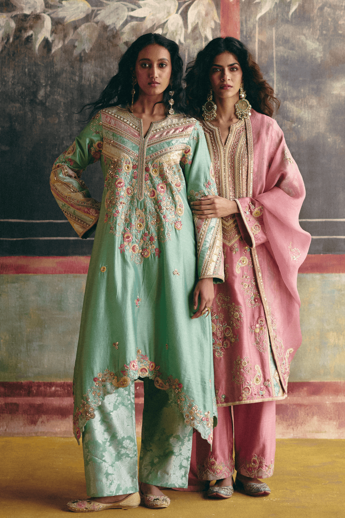 Lilac A line Kurta Set